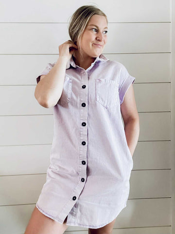 Alessia Denim Dress - SIZE MEDIUM