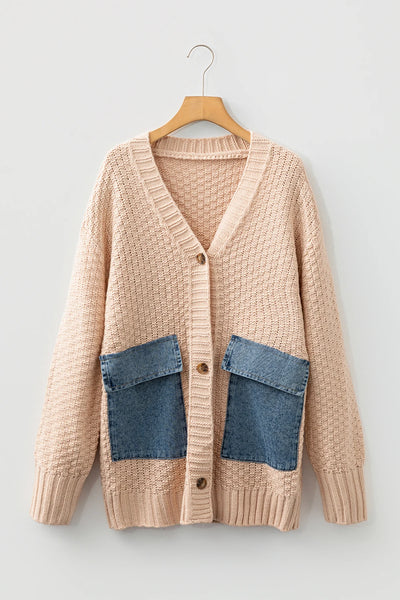 PREORDER Keely Denim Pocket Cardigan