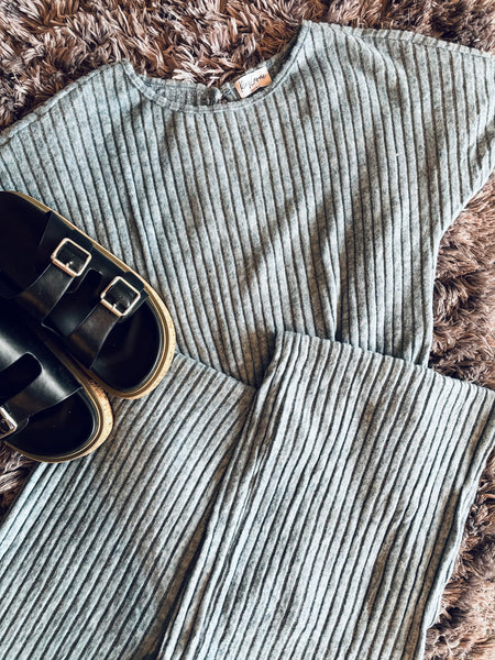 Tove Ribbed Jumpsuit - SIZE MEDIUM