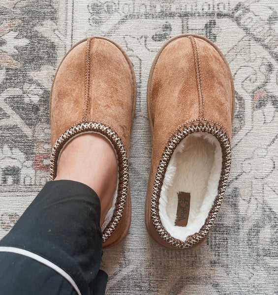Tazla Slipper - Tan - SIZE 7