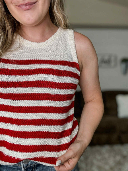 Marina Knit Tank - SIZE MEDIUM