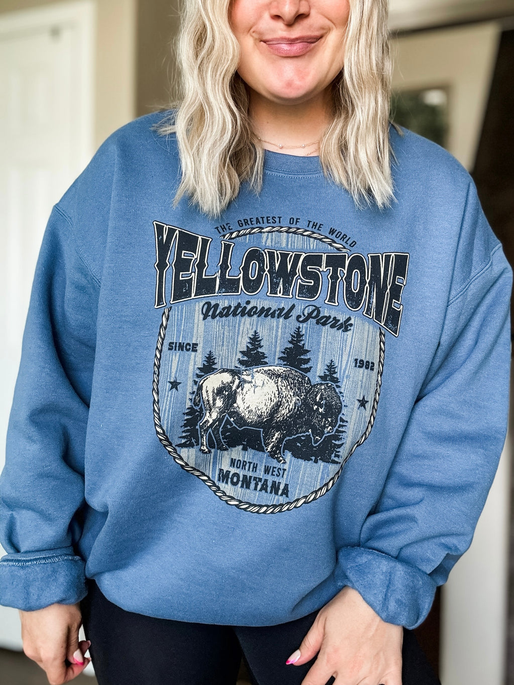 Yellowstone Buffalo Graphic Sweatshirt