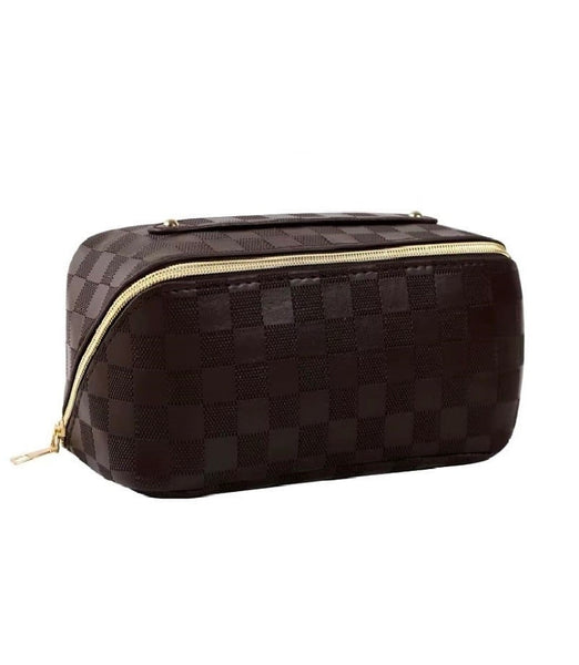 Signature Check Makeup Bag