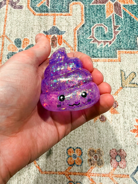 Poop Squishy - Purple