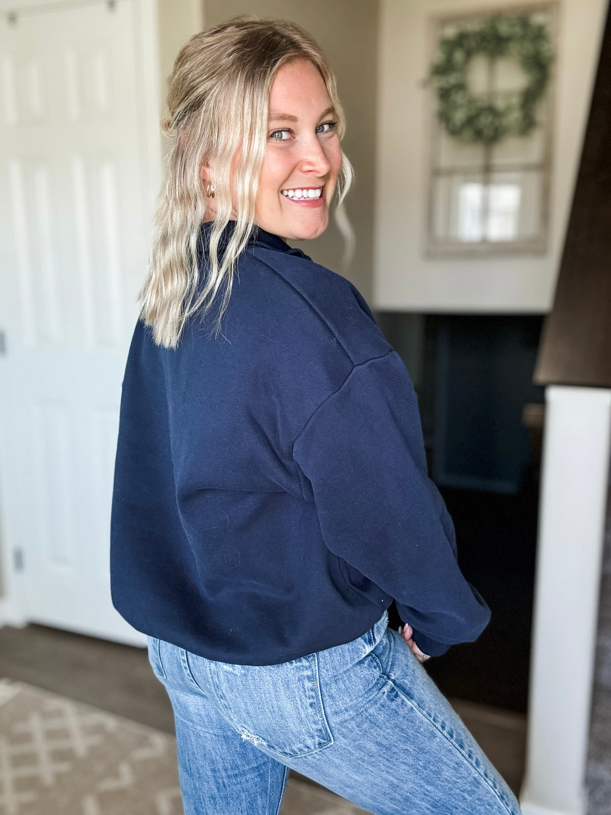 Varsity USA Quarter Zip Sweatshirt