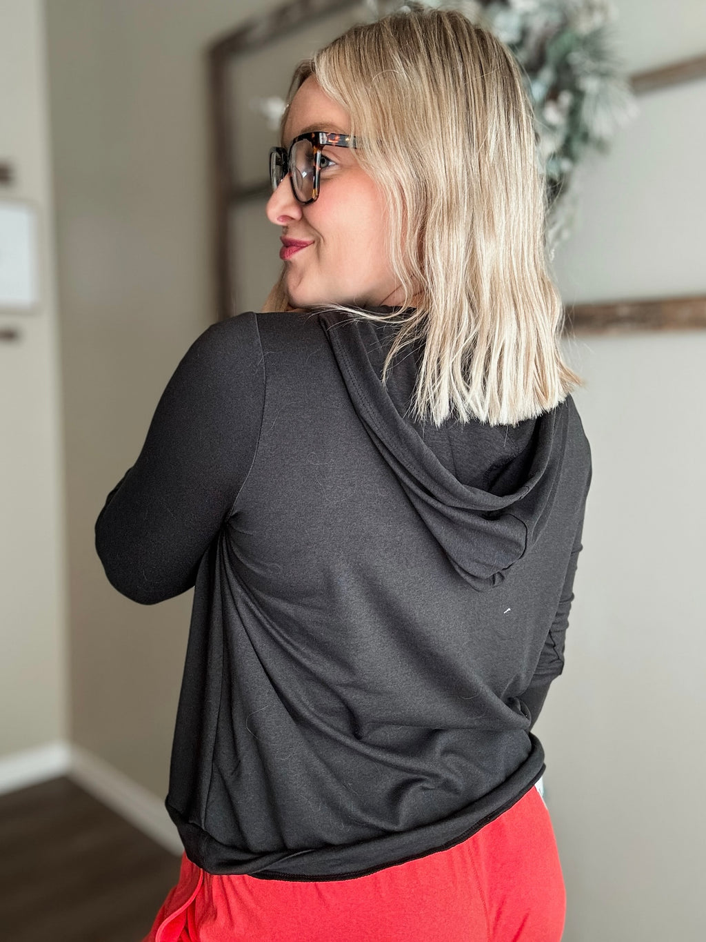 Verity Yoga Hoodie - Black