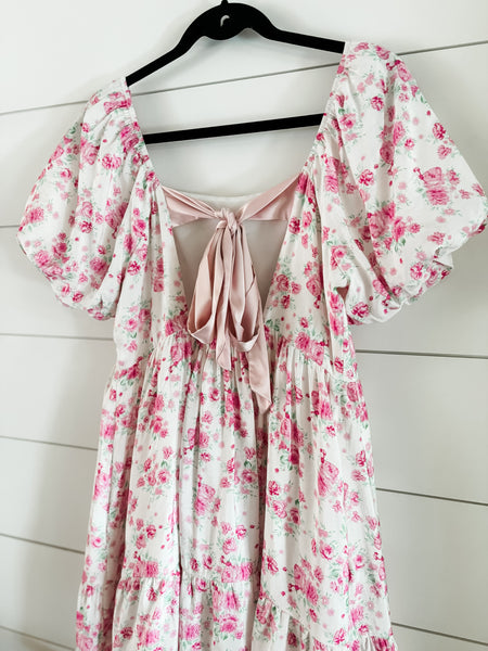 PREORDER Petal Promise Floral Ribbon Dress