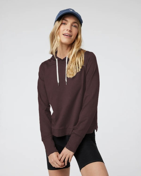 Verity Yoga Hoodie - Mahogany - SIZE SMALL