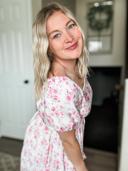 PREORDER Petal Promise Floral Ribbon Dress