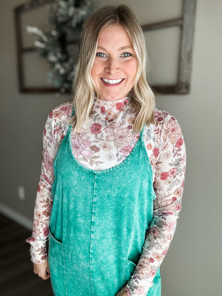 Sylvie Floral Mesh Top