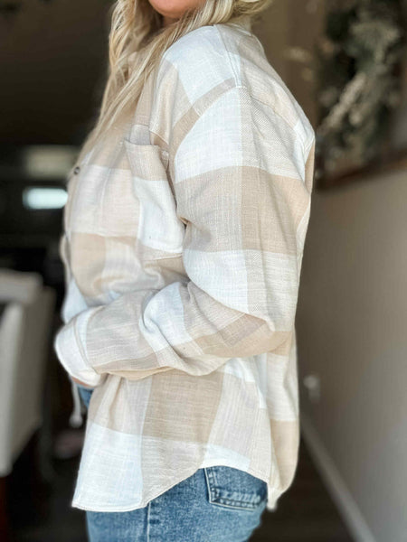 Taryn Flannel Button Up