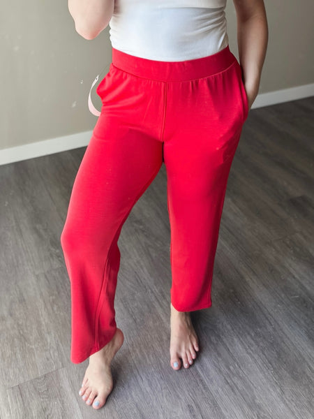 Laguna Cropped Pants - Brick