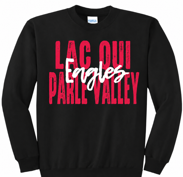 PREORDER Spiritwear Crewneck Sweatshirt - Lac Qui Parle Valley Eagles