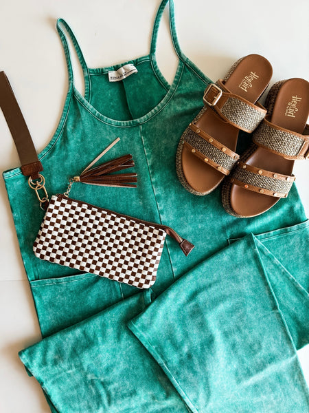 Joanna Washed Jumper - Green