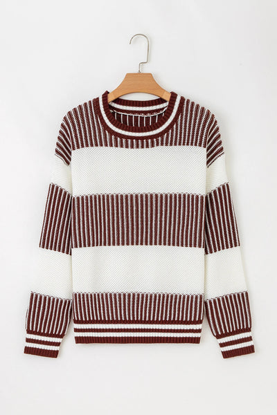 Clarke Two Tone Stripe Sweater