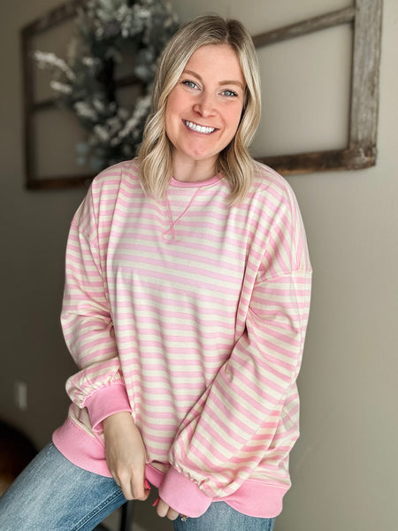 Lillia Striped Sweatshirt