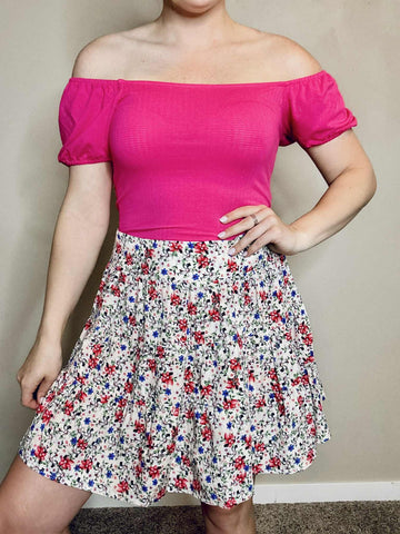 Elodie Crop Top - Pink