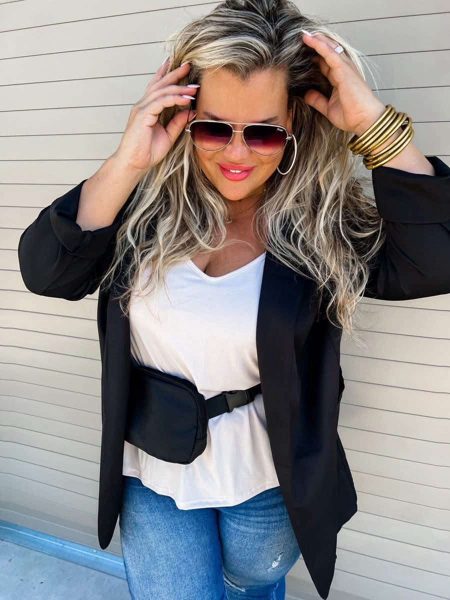 Chase Black Fanny Belt Bag