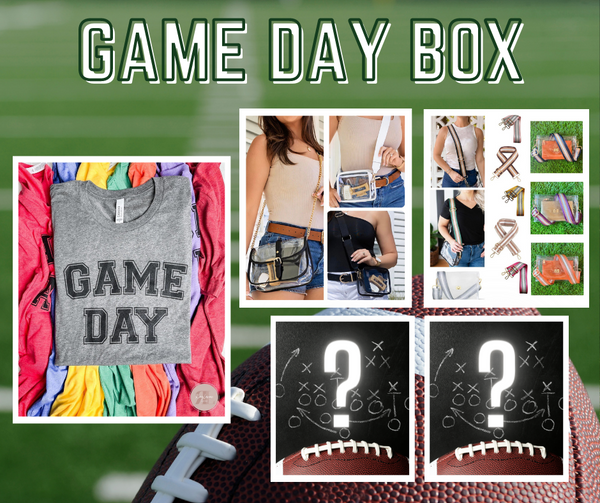 Game Day Box - Clear Crossbody Bag