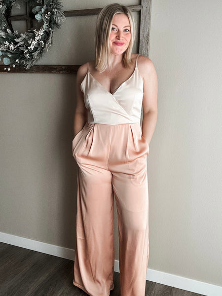 Ivy Satin Jumpsuit