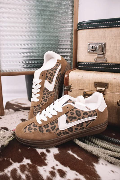 Giana Sneakers - Mocha Leopard