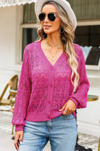 Langley Crochet Cardigan - SIZE MEDIUM