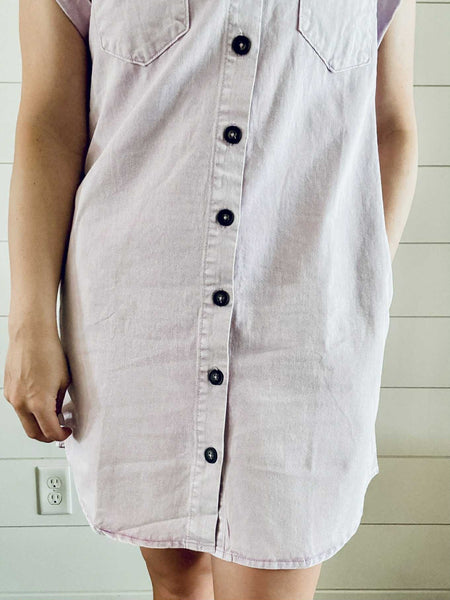 Alessia Denim Dress - SIZE MEDIUM