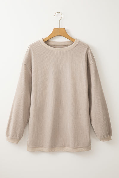 Arabelle Corded Crewneck