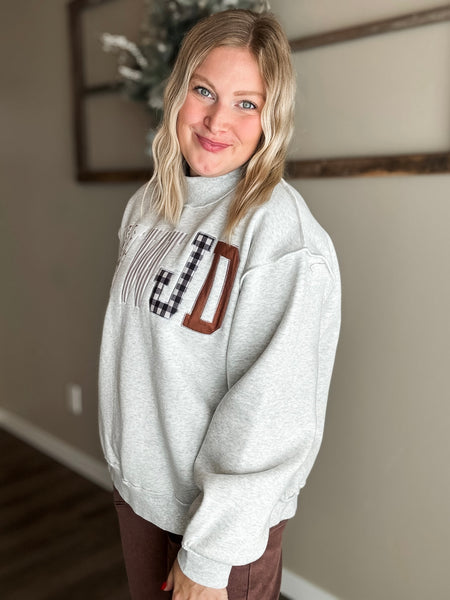 PREORDER WWJD Mock Neck Sweatshirt