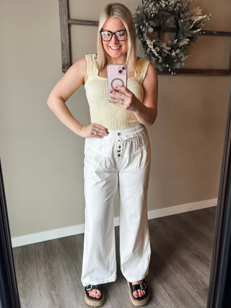 Tallulah Linen Pants - SIZE MEDIUM