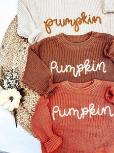 Pumpkin Sweater - Brown