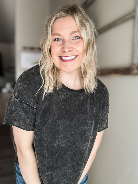 Denise Crop Top - Black