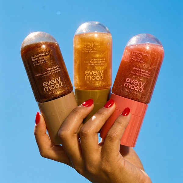 Glow-Getter Shimmering Body Oil Trio Set