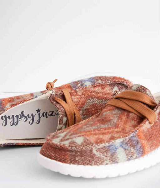 Aaliyah Rust Slip-On Sneakers