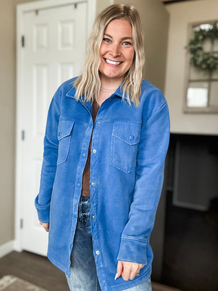 Briony Snap Button Shacket