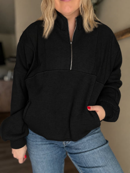 PREORDER Bowie Half Zip Sweatshirt