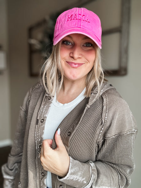 Embroidered Mama Cap