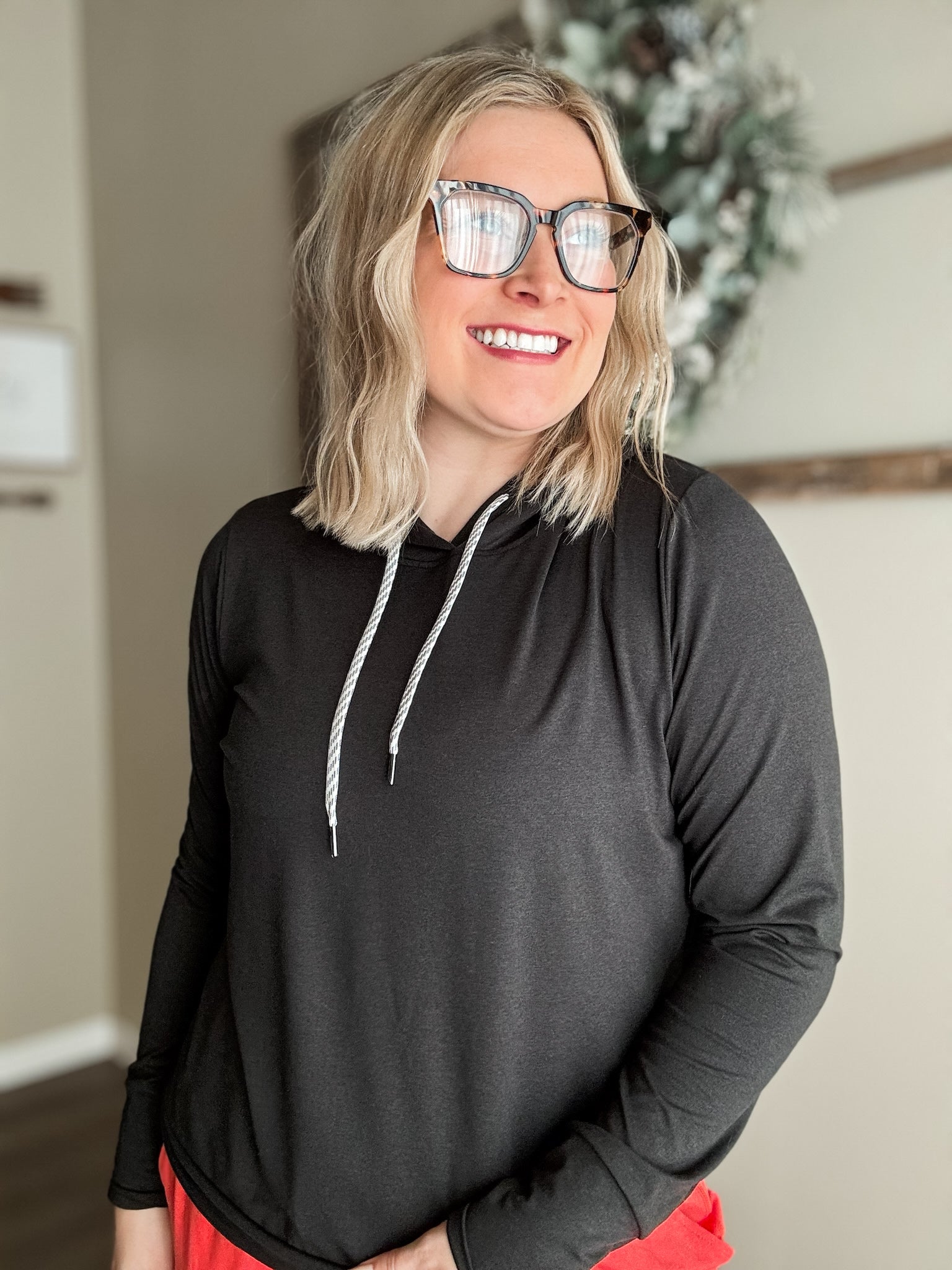 Verity Yoga Hoodie - Black