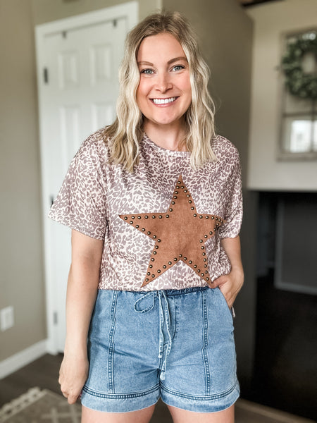 PREORDER Out West Studded Star Tee