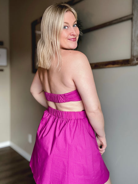 Marion Magenta Stunner Dress