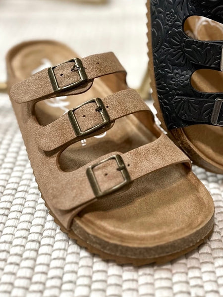 Ashley Triple Strap Sandal