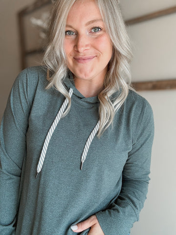 Verity Yoga Hoodie - Olive