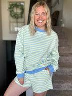 Tansy Stripe Lounge Set - SIZE MEDIUM