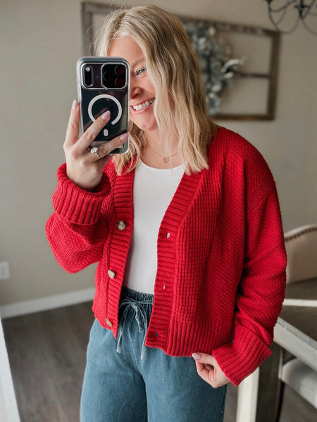 Lilibet Textured Knit Cardigan