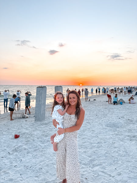 Tilly Floral Jumpsuit - Ivory