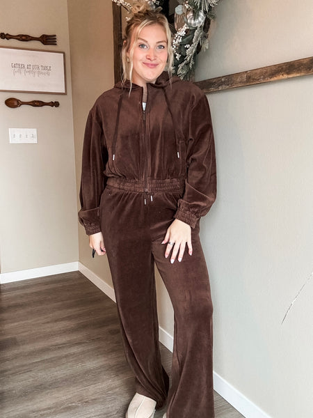 Rietta Velour Sweats Set
