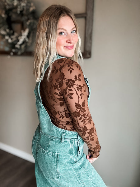 PREORDER Evani Floral Lace Top
