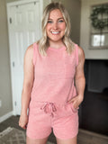 Waffle Tank Top Set