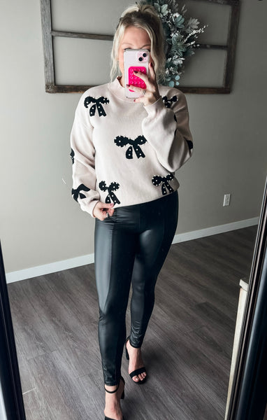 Xeni Faux Leather Leggings