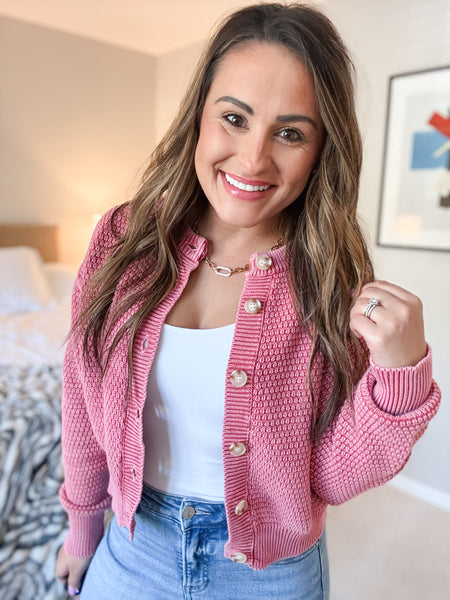 All Seasons Washed Cardigan